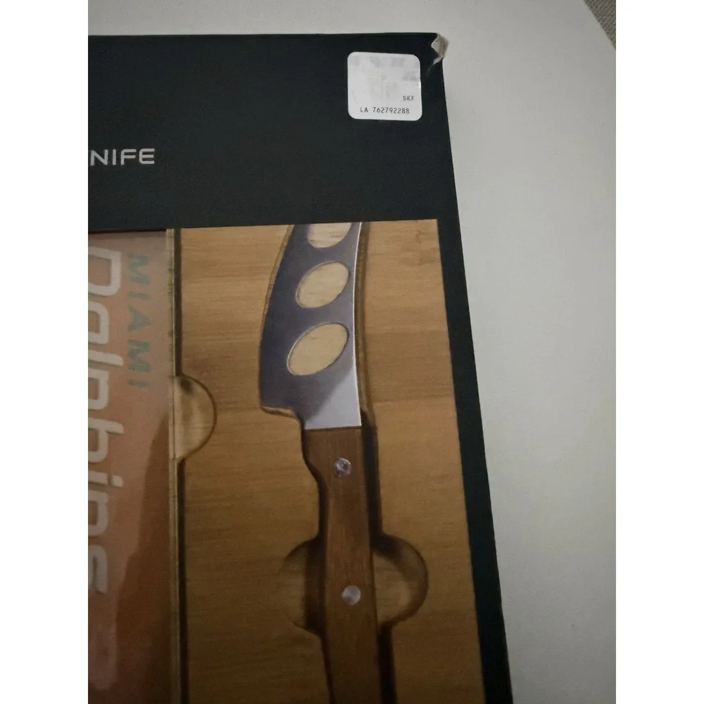 Charcuterie Board & Cheese Knife NFL Miami Dolphins logo Digital &  Natural Wood
